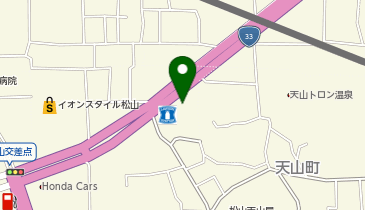 [EV](株)スズキ自販松山 スズキアリーナ天山の地図画像