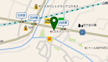 [EV](株)スズキ自販兵庫 スズキアリーナ神戸明石の地図画像