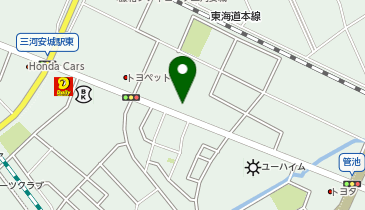 [EV](株)スズキ自販中部 スズキアリーナ安城の地図画像