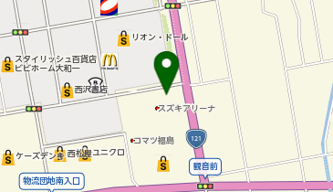 [EV](株)スズキ自販福島 スズキアリーナ会津の地図画像