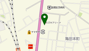 [EV]函館スズキ販売(株) スズキアリーナ函館の地図画像