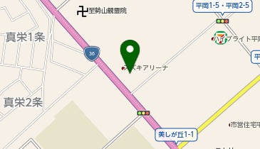 [EV](株)スズキ自販北海道 スズキアリーナ札幌清田の地図画像