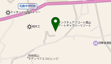 [EV]リゾートトラスト(株) サンクチュアリコート高山の地図画像