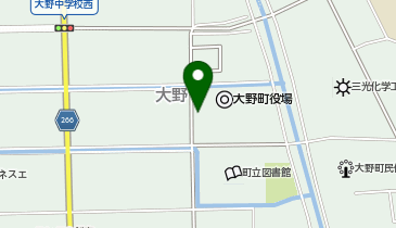 [EV](同)ULTRAパートナーズ 大野町役場の地図画像