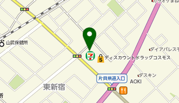 [EV]セブンイレブン東金中橋店の地図画像