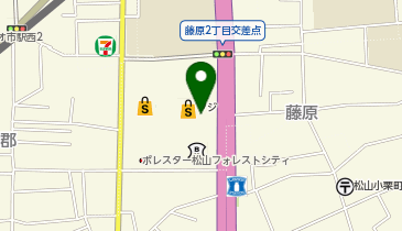 [EV]フジ藤原店 (屋上P)の地図画像