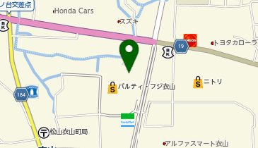 [EV](株)フジ パルティ・フジ衣山の地図画像