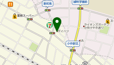 [EV]ダイハツ東京販売(株) 小作店の地図画像