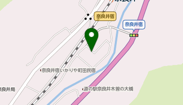 [EV]道の駅 奈良井木曽の大橋の地図画像