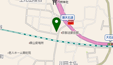 [EV]ホテルファインオリーブ京都山科の地図画像