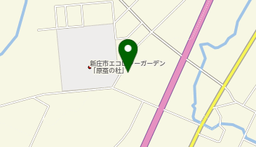 [EV]新庄市 道の駅 新庄エコロジーガーデン原蚕の杜の地図画像