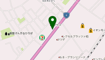 [EV]千葉トヨペット(株) レクサス柏 (LEXUS Charging)の地図画像