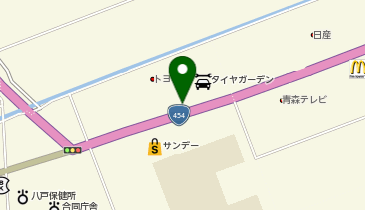 [EV]青森トヨタ自動車(株) レクサスCPO八戸の地図画像