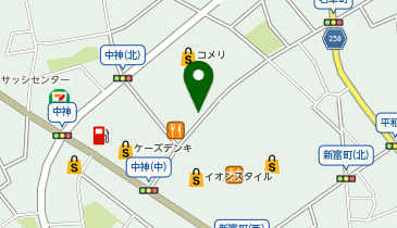 [EV]コメリパワー砺波店の地図画像