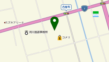 [EV]コメリパワー能代東インター店の地図画像