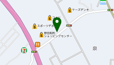 [EV]コメリパワー野田店の地図画像