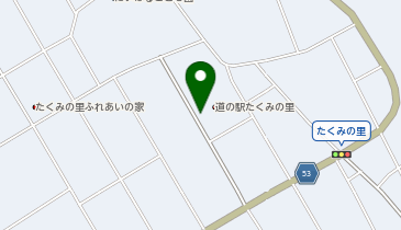 [EV](株)GREEN CHARGE 道の駅  たくみの里の地図画像