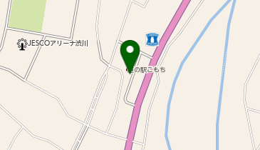 [EV](株)GREEN CHARGE 道の駅 こもちの地図画像
