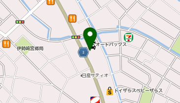 [EV]群馬三菱自動車販売(株) 伊勢崎店の地図画像