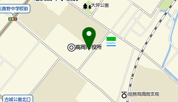 [EV]高岡市役所 本庁舎の地図画像