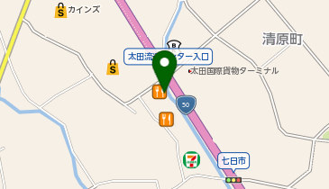[EV]吉野家 太田丸山店の地図画像
