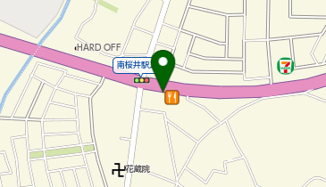 [EV]吉野家 16号線庄和町店の地図画像