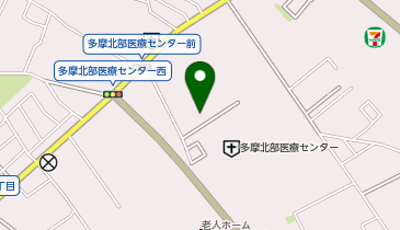 [EV]東京都立多摩北部医療センターの地図画像
