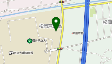 [EV]福井県立大学 永平寺キャンパスの地図画像