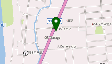 [EV]熊本ダイハツ販売(株) 本店の地図画像