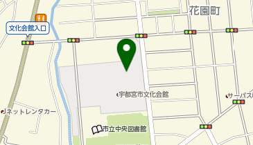 [EV]宇都宮市文化会館の地図画像