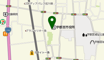 [EV]宇都宮市役所 本庁舎の地図画像