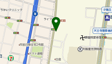 [EV]大阪トヨペット(株) 天王寺店の地図画像