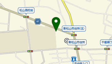 [EV]東松山市役所 西側駐車場の地図画像