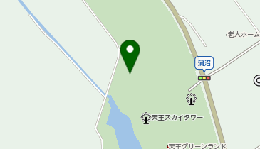 [EV]潟上市 道の駅 てんのう (天王グリーンランド)の地図画像