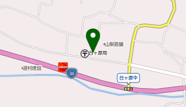 [EV]山梨銘醸(株) 臺眠 七賢直営レストランの地図画像