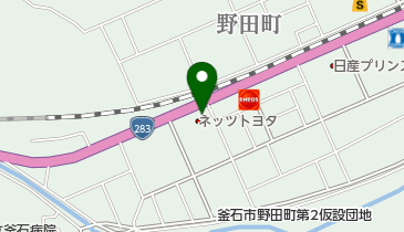 [EV]ネッツトヨタ岩手(株) 釜石店の地図画像