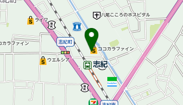 [EV]ARROW志紀駅前店の地図画像