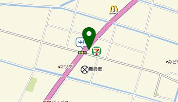 [EV]セブンイレブン鹿島中村店の地図画像