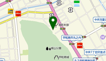 [EV]宇和島市 城山下駐車場の地図画像