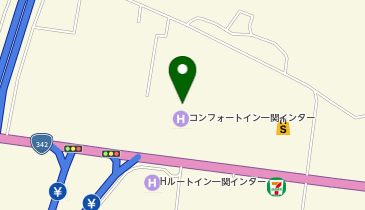 [EV](株)チョイスホテルズジャパン コンフォートイン一関インターの地図画像