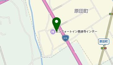 [EV](株)チョイスホテルズジャパン コンフォートイン善通寺インターの地図画像