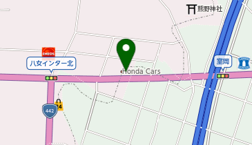 [EV](株)ホンダカーズ博多 Honda Cars博多 八女インター店の地図画像