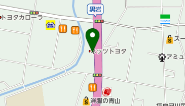 [EV]福島トヨペット(株) ネッツノヴェル黒岩の地図画像