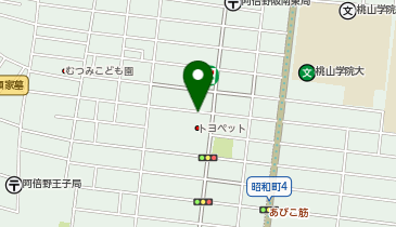 [EV]大阪トヨペット(株) 阿倍野店の地図画像