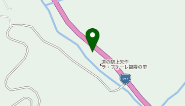 [EV]恵那市 道の駅 上矢作ラ・フォーレ福寿の里の地図画像