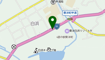 [EV]東洋町 道の駅 東洋町の地図画像