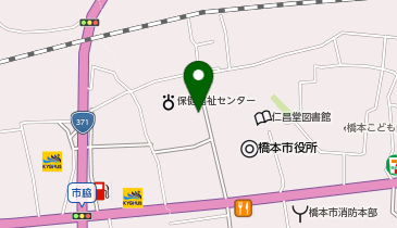 [EV]橋本市保健福祉センター (東側入口横)の地図画像