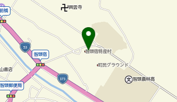 [EV]智頭町・智頭町観光協会 智頭宿特産村 (智頭宿駐車場)の地図画像