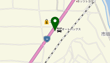 [EV](株)カーライフサービス オートバックス木津店の地図画像
