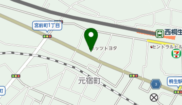 [EV]ネッツトヨタ群馬(株) 桐生店の地図画像
